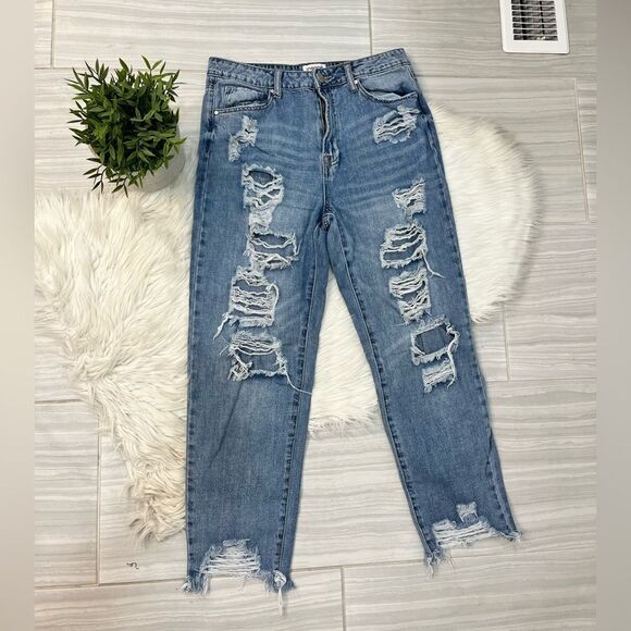 Insane Gene Distressed Straight Leg Jeans - Picture 9 of 16